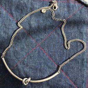 Loft necklace with curved bar accent-Price Final